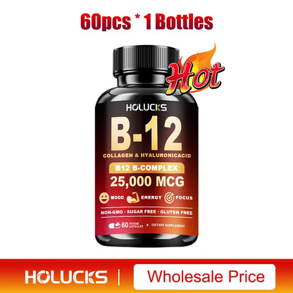 Vitamin B12 Complex Brain Energy Metabolism Support Supplement