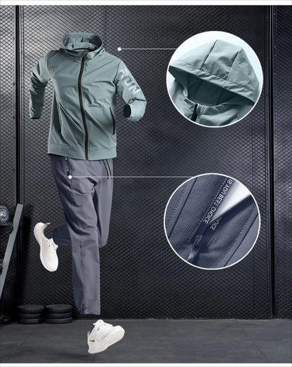 Men's Quick Dry Loose Fit Outdoor Training Suit