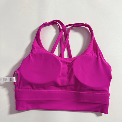 Women's Cross Back High Support Push Up Sports Bra