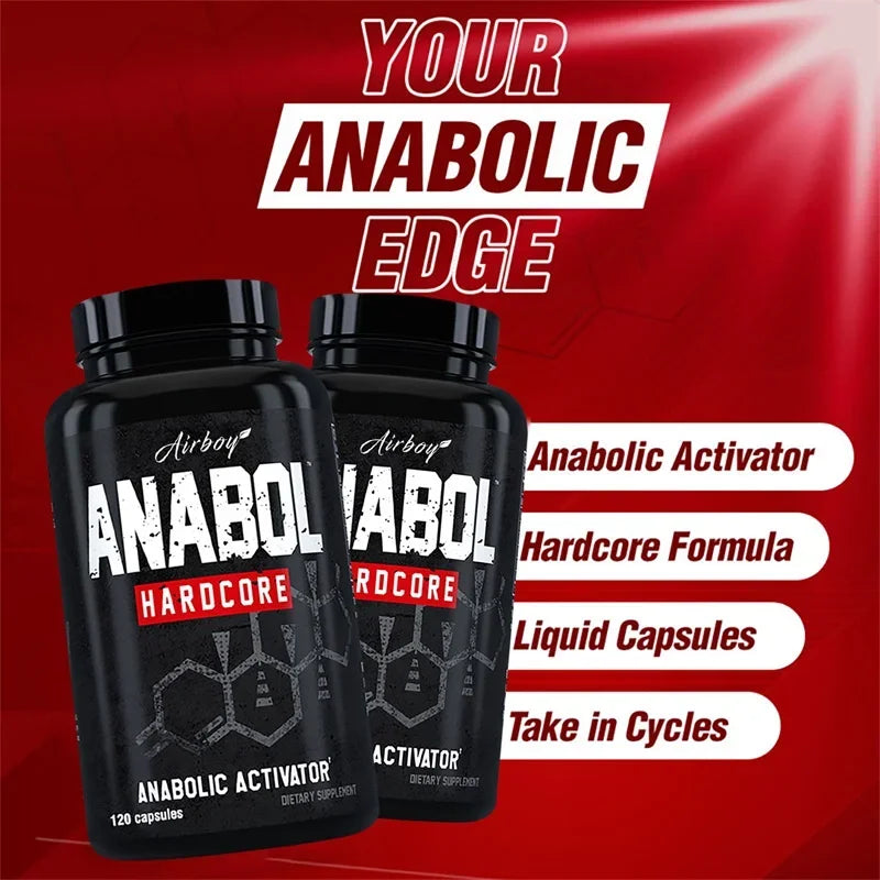 Anabol Hardcore Muscle Growth Recovery Strength Supplement