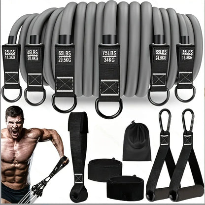 Resistance Strap Handle Muscle Strength Training Fitness