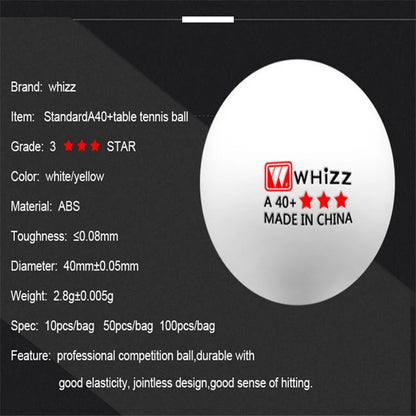 3 Star ABS 40 Plus Table Tennis Balls