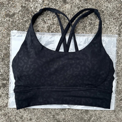 Women's Cross Back High Support Push Up Sports Bra