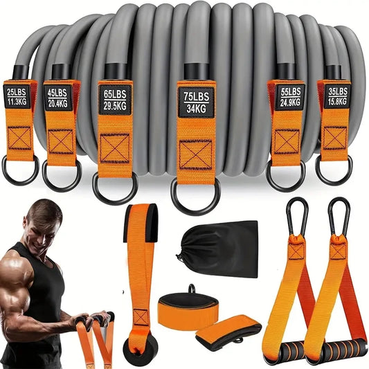 Resistance Strap Handle Muscle Strength Training Fitness