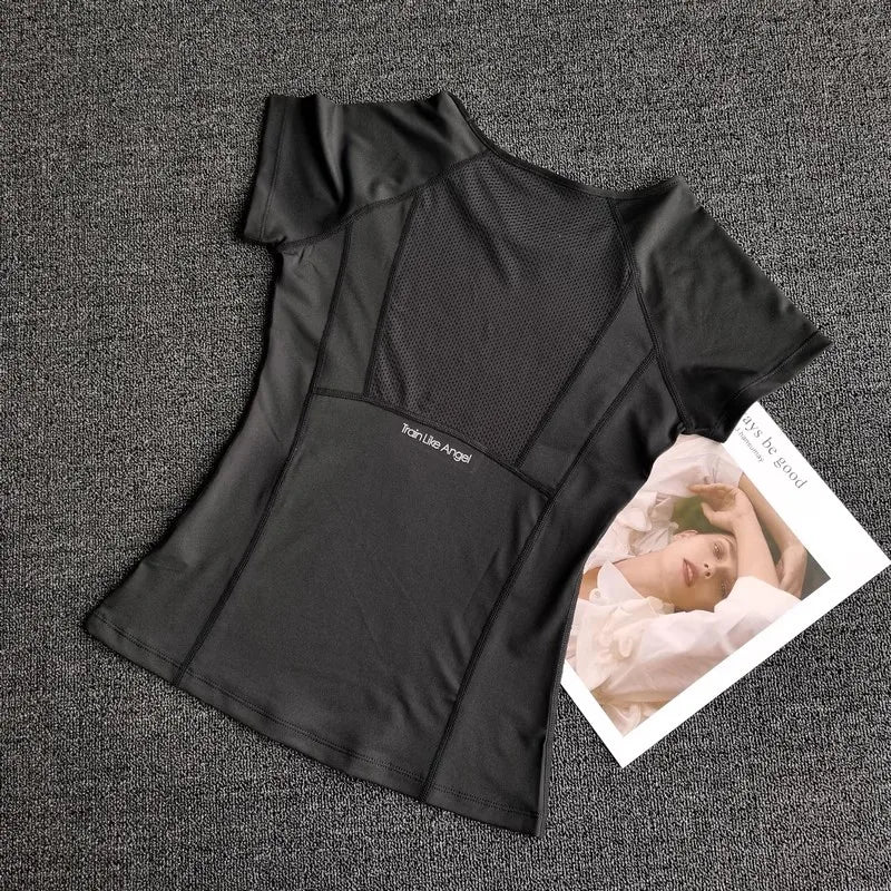 Women's Quick Dry Running Yoga Fitness Sports T-Shirt