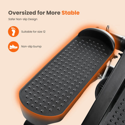 Mini Stepper Resistance Bands Hydraulic Cardio Machine