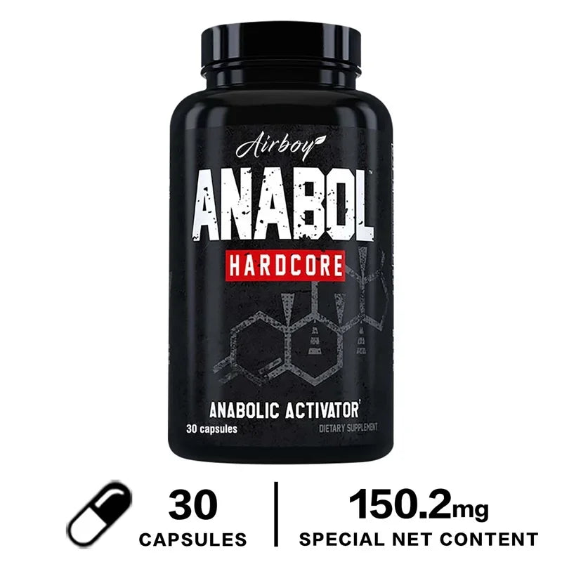 Anabol Hardcore Muscle Growth Recovery Strength Supplement