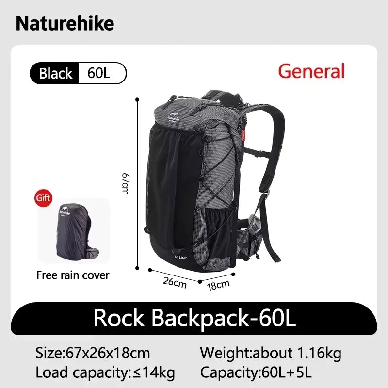 40L 60L Large Capacity Hiking Travel Backpack