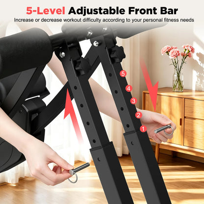 Relife Dual Track Foldable Adjustable Ab Core Trainer