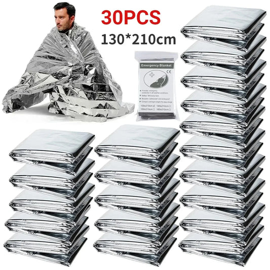 Emergency Thermal Blanket Windproof Waterproof Outdoor Camping