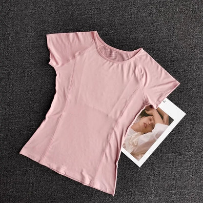 Women's Quick Dry Running Yoga Fitness Sports T-Shirt