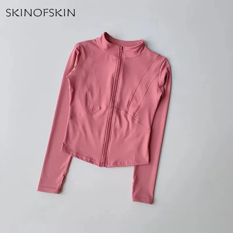 Women's Quick Dry Slim Fit Running Fitness Jacket