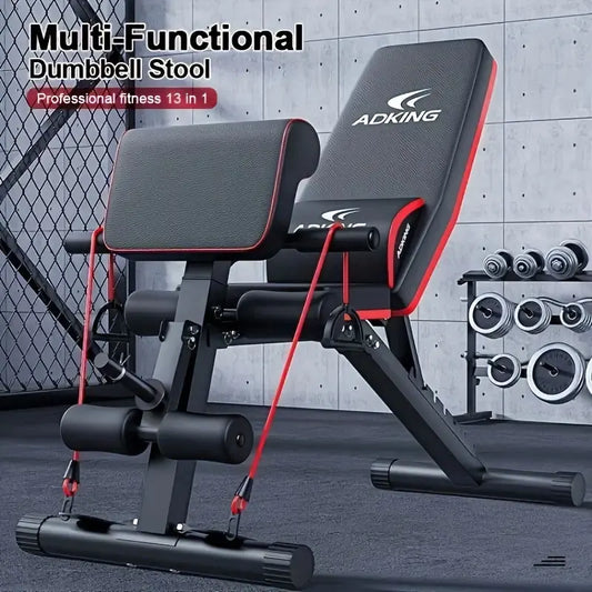 Fully Foldable Adjustable Multi Functional Fitness Exercise Bench