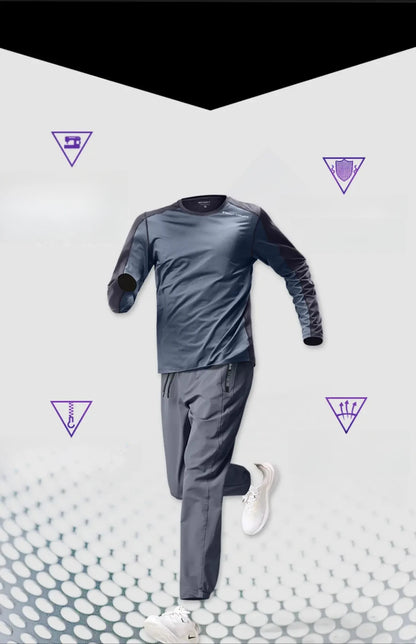 Men's Quick Dry Loose Fit Outdoor Training Suit