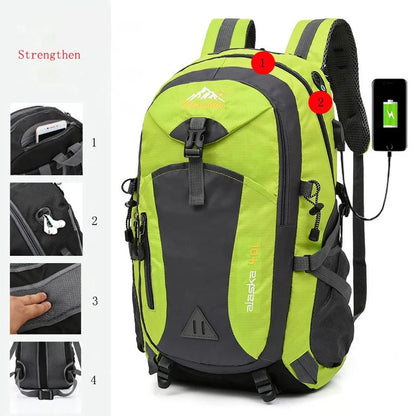 Anti Theft Waterproof Mountaineering Hiking Travel Backpack