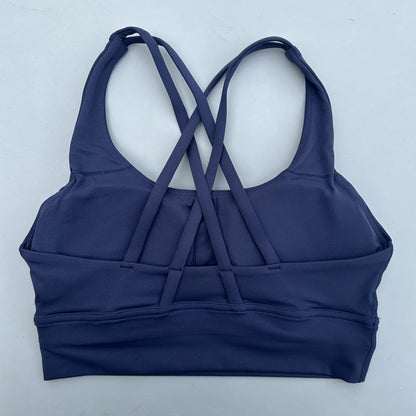 Women's Cross Back High Support Push Up Sports Bra