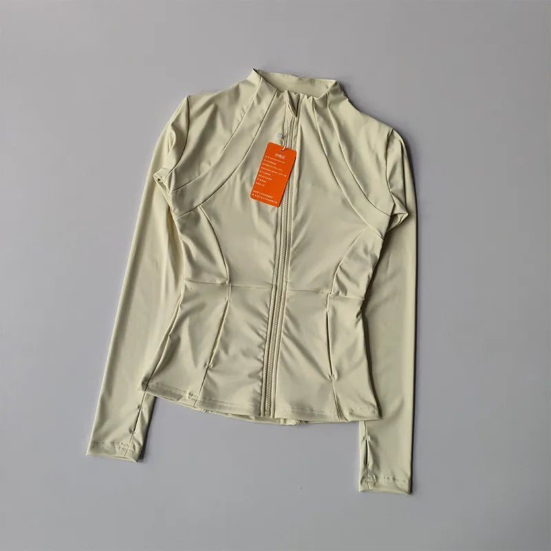 Women's Quick Dry Slim Fit Running Fitness Jacket