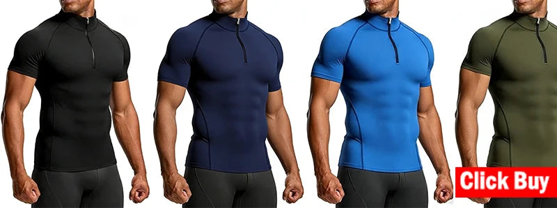 Men's Quick Dry Double Layer Running Workout Shorts