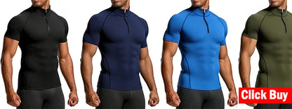 Men's Quick Dry Double Layer Running Workout Shorts