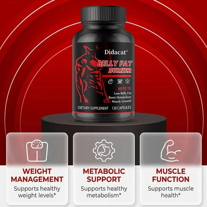 Stimulant-Free Men's Belly Fat Burner Capsules