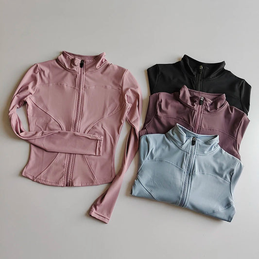 Women's Quick Dry Slim Fit Running Fitness Jacket