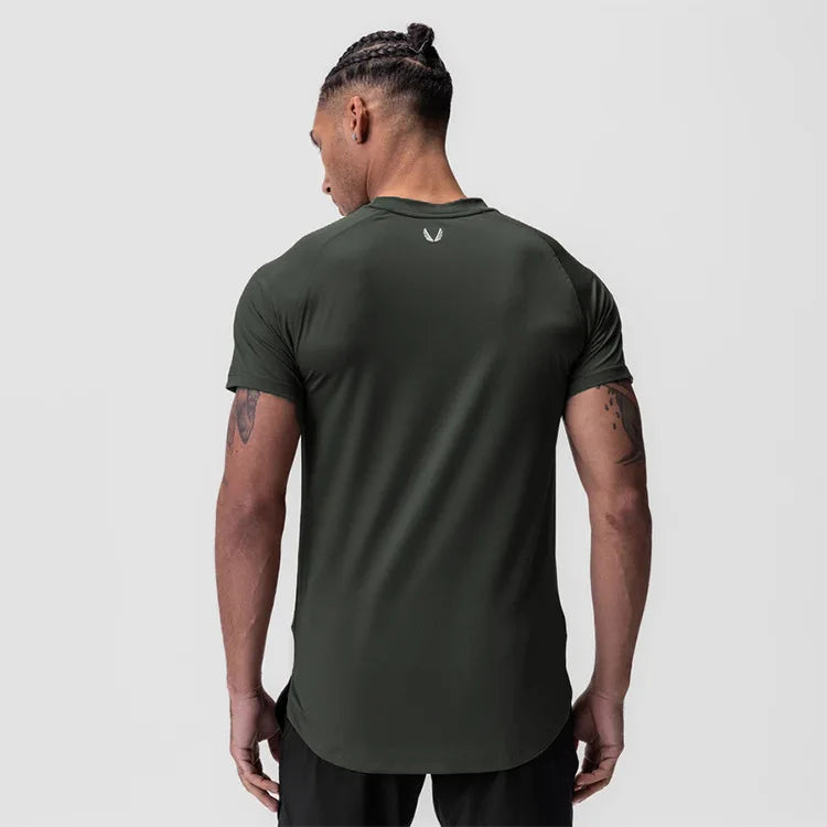 Men's Quick Dry Compression Gym Training Fitness T-Shirt