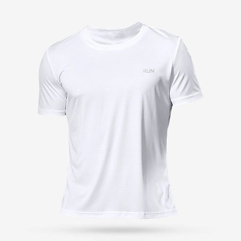 Men's Quick Dry Short Sleeve Running Fitness Shirt