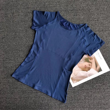 Women's Quick Dry Running Yoga Fitness Sports T-Shirt