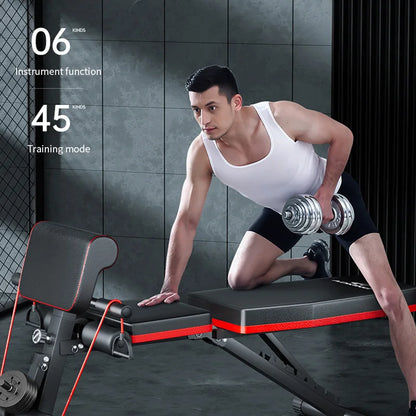Fully Foldable Adjustable Multi Functional Fitness Exercise Bench
