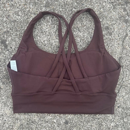 Women's Cross Back High Support Push Up Sports Bra