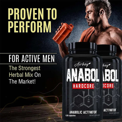 Anabol Hardcore Muscle Growth Recovery Strength Supplement