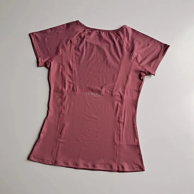 Women's Quick Dry Running Yoga Fitness Sports T-Shirt