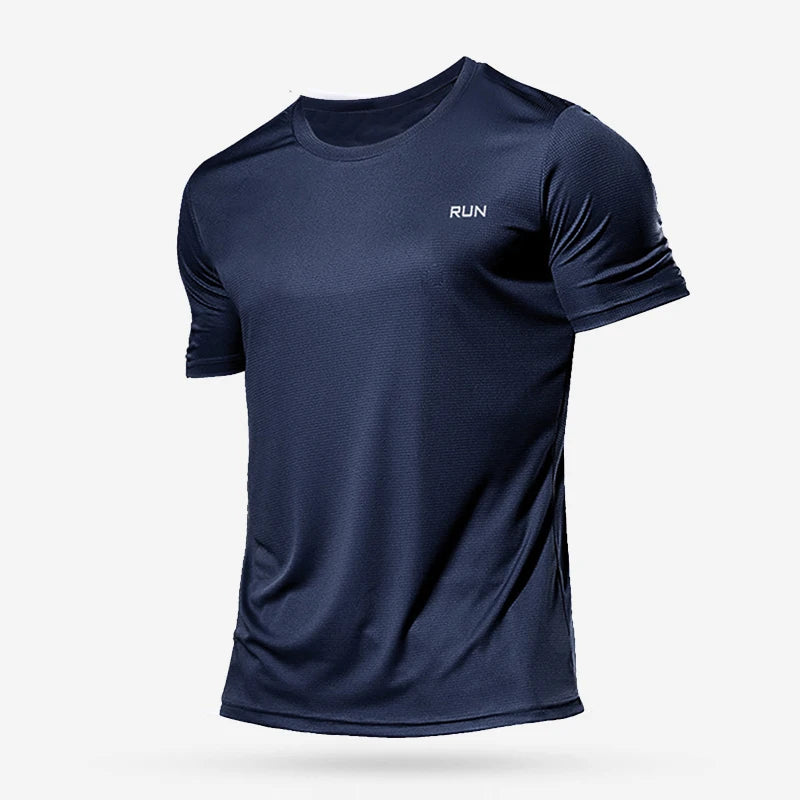 Men's Quick Dry Short Sleeve Running Fitness Shirt