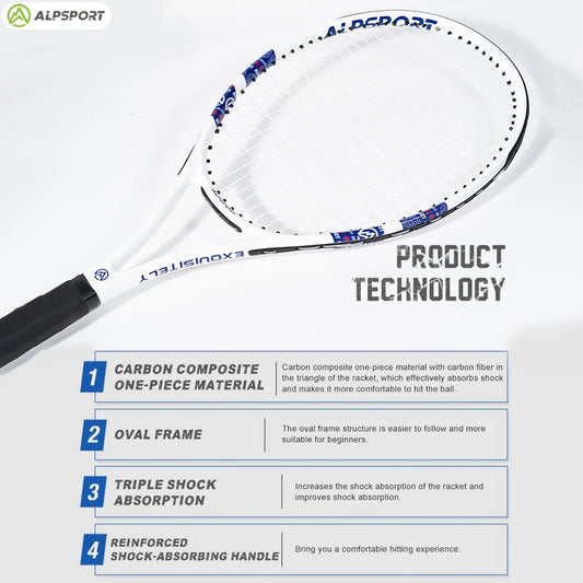 T800 18K Carbon Fiber Tennis Racket