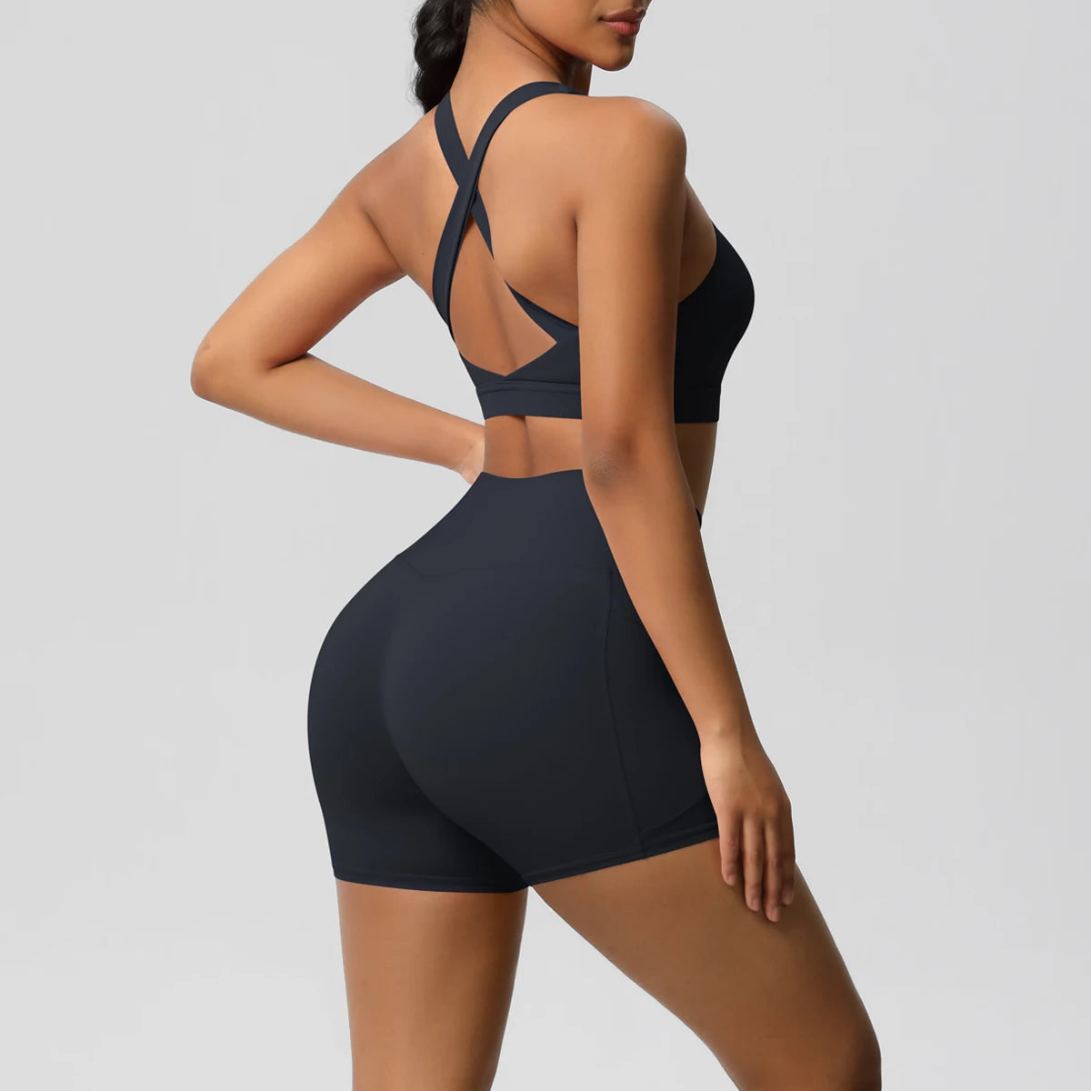 Women's 2-Piece Pocketed Yoga Gym Sportswear Set