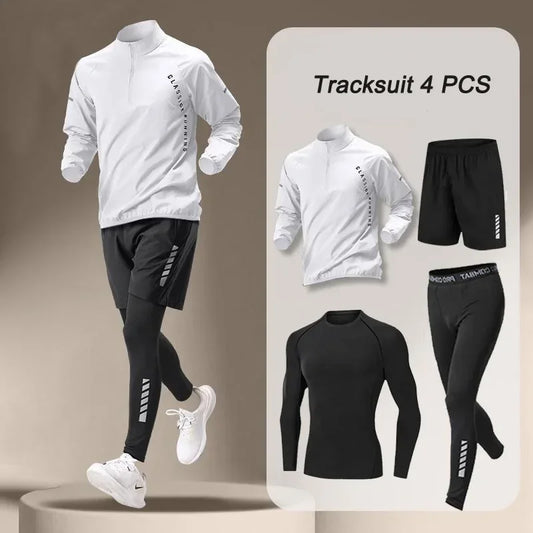 Men's Quick Dry Outdoor Running Sportswear Set