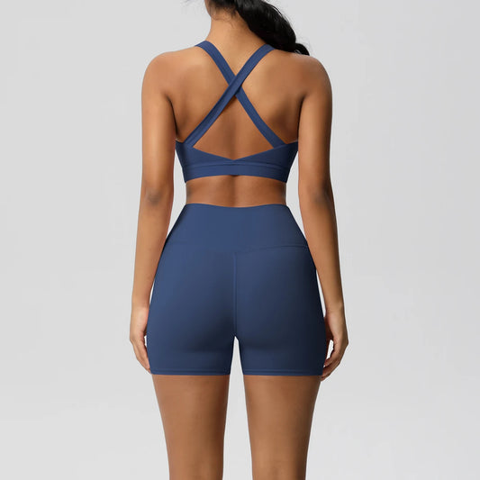 Women's 2-Piece Pocketed Yoga Gym Sportswear Set