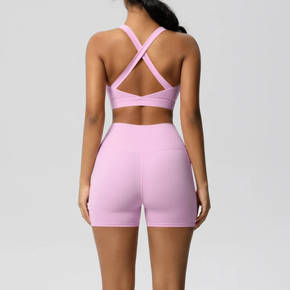 Women's 2-Piece Pocketed Yoga Gym Sportswear Set