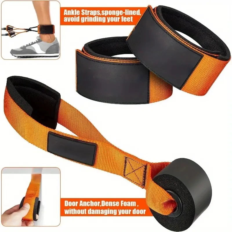 Resistance Strap Handle Muscle Strength Training Fitness
