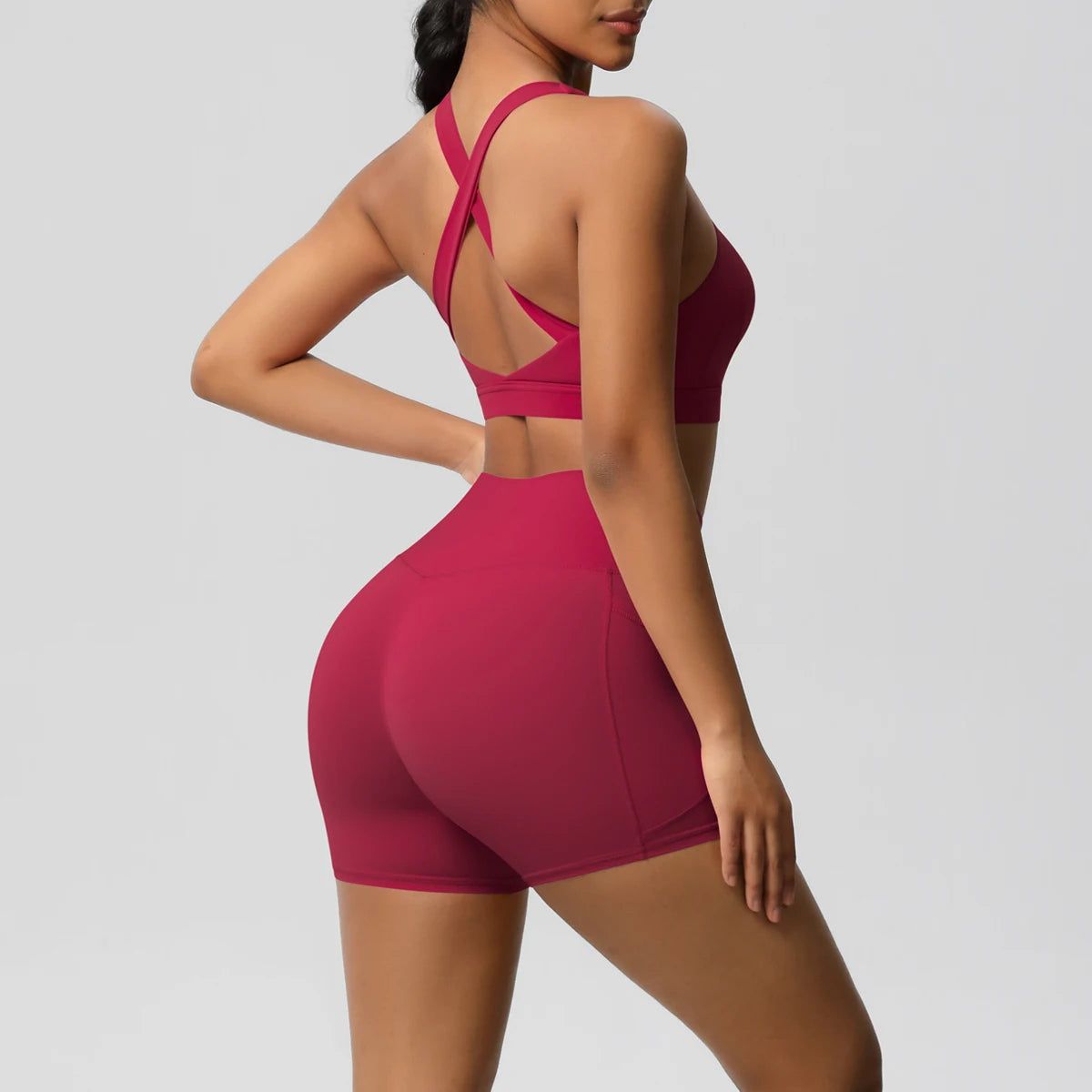 Women's 2-Piece Pocketed Yoga Gym Sportswear Set