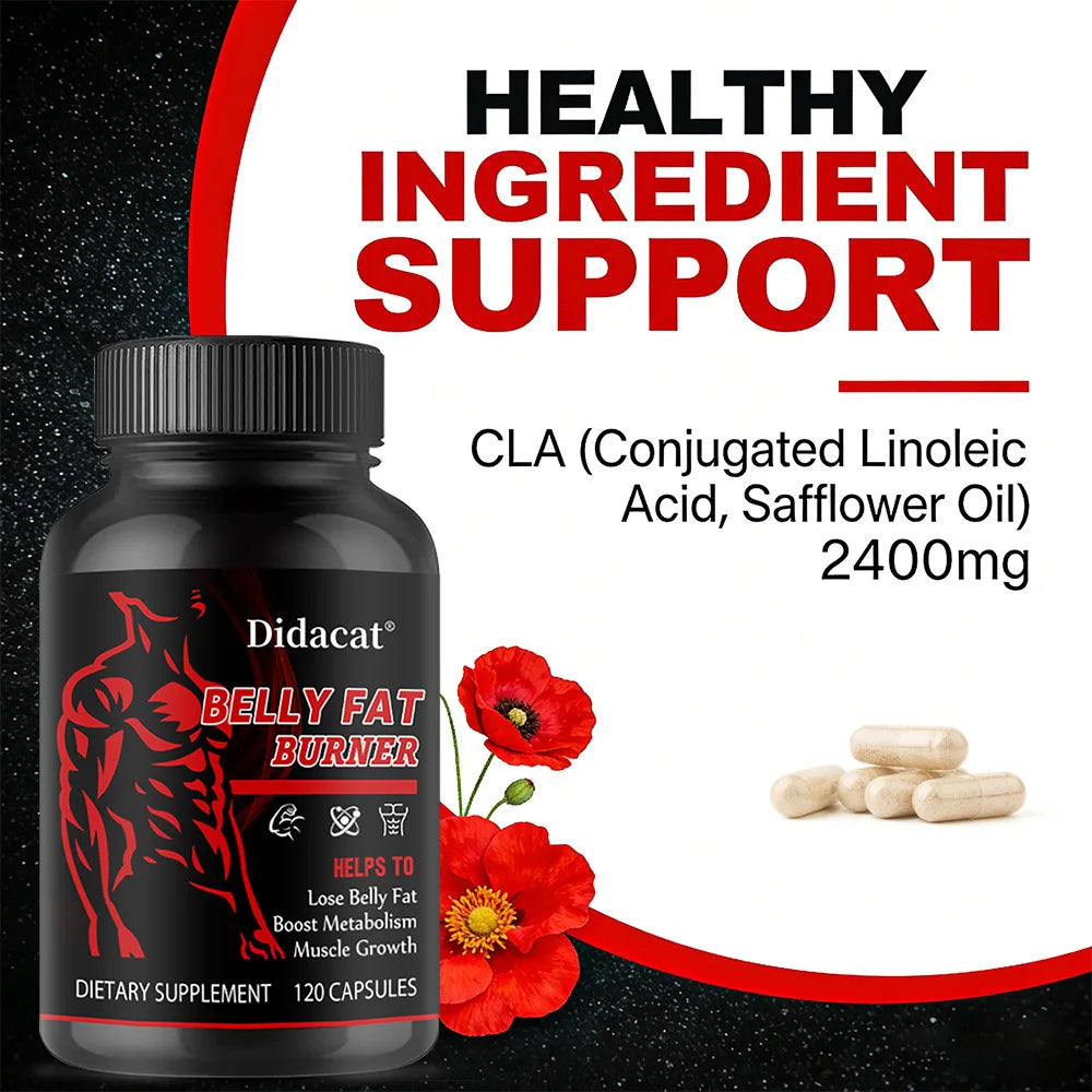 Stimulant-Free Men's Belly Fat Burner Capsules