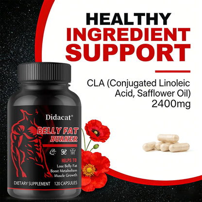 Stimulant-Free Men's Belly Fat Burner Capsules