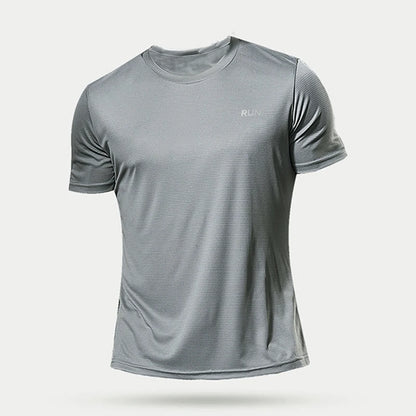 Men's Quick Dry Short Sleeve Running Fitness Shirt