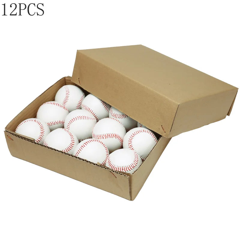 12 Piece Nine Inch Baseball Softball Training Balls