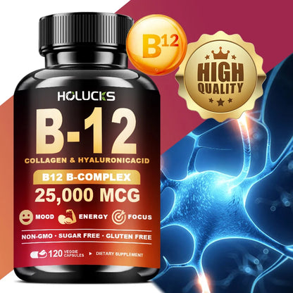 Vitamin B12 Complex Brain Energy Metabolism Support Supplement