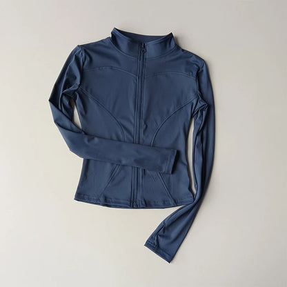 Women's Quick Dry Slim Fit Running Fitness Jacket
