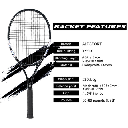 T800 18K Carbon Fiber Tennis Racket