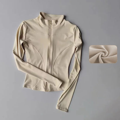 Women's Quick Dry Slim Fit Running Fitness Jacket
