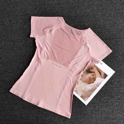 Women's Quick Dry Running Yoga Fitness Sports T-Shirt