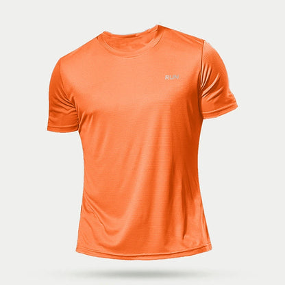 Men's Quick Dry Short Sleeve Running Fitness Shirt